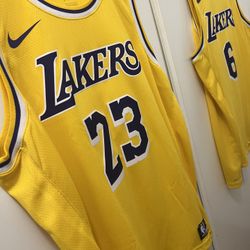 Lot Of 2 Los Angeles Lakers Nike LeBron James Jerseys #6/23 2XL 100% Authentic Both Worn Once 