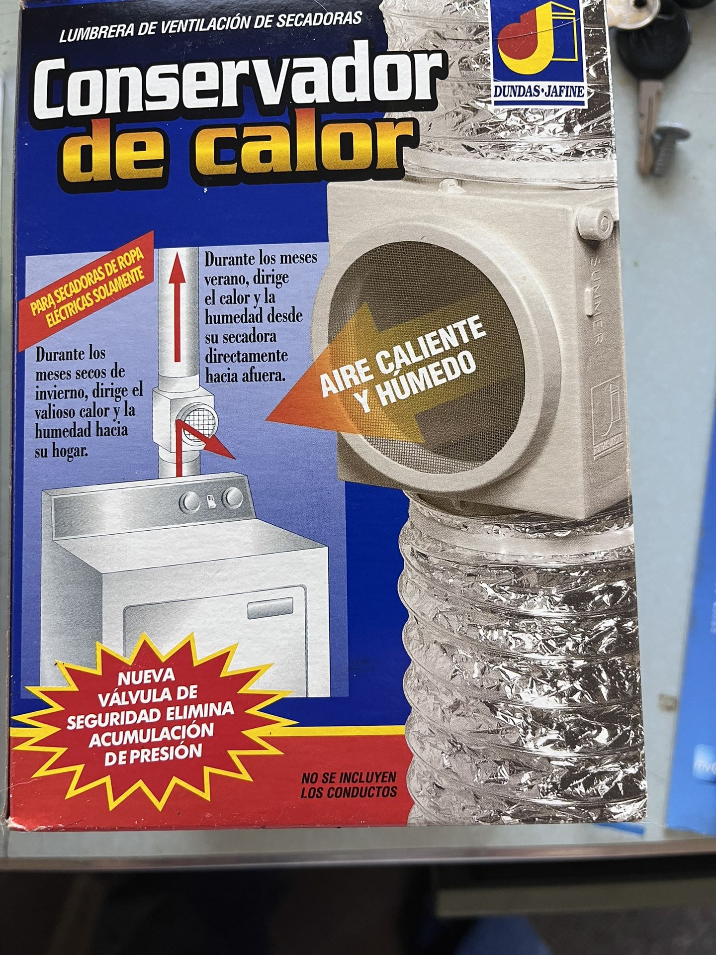 Heat keeper dryer vent