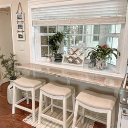 72” Pecan Wood Slab White Wash Live Edge