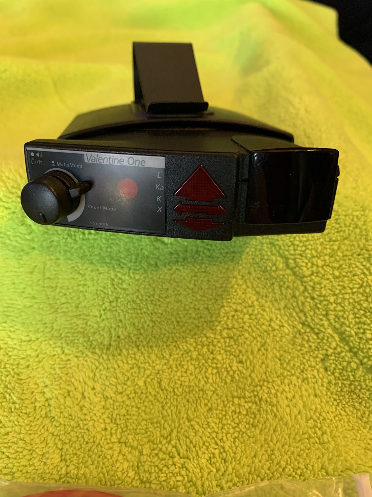 Valentine, one radar detector