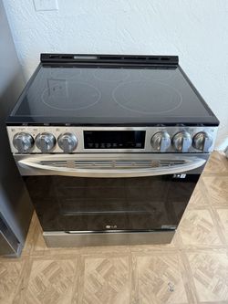 LG SLADE IN STOVE STAINLESS STEEL.