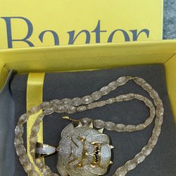 10 K Gold Chain and Charm