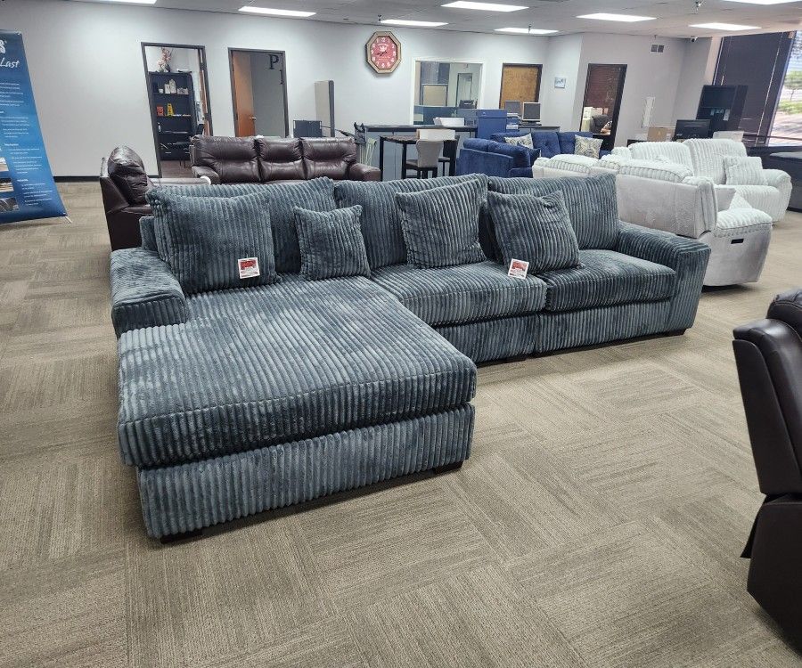 Fabric Livingroom Furniture Sectional Couches Sofa Sets Only $49 Down No Credit Needed Financing