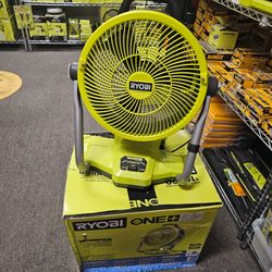 RYOBI ONE 18V 12" HYBRID MISTING AIR CANNON (TOOL-ONLY)