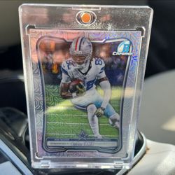 Topps Bowman Chrome 2026 CeeDee Lamb Dallas Cowboys Refractor BCV-27