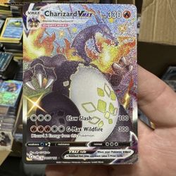 Pokémon TCG Charizard VMAX Holo Card SV107/SV122 Shining Fates