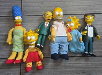 The Simpsons 1990's set of 6 figures