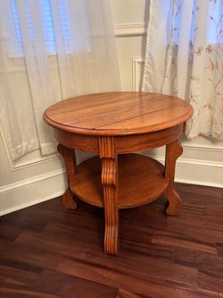 Wooden side table