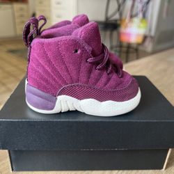 Size 2C Jordan 12 Bordeaux TD (2017)