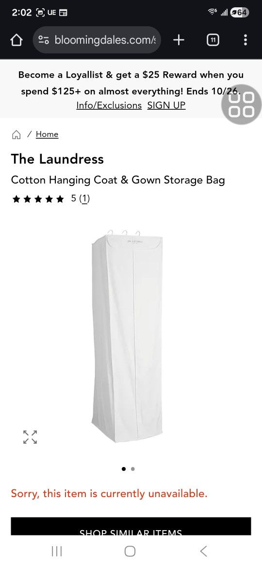 Two Large Garment Bags - Black And White 