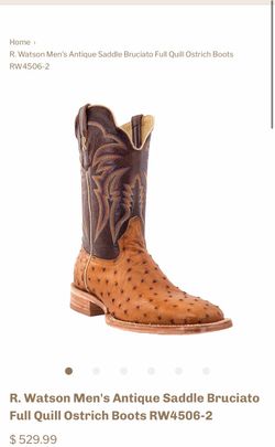 Ostrich Men Boots