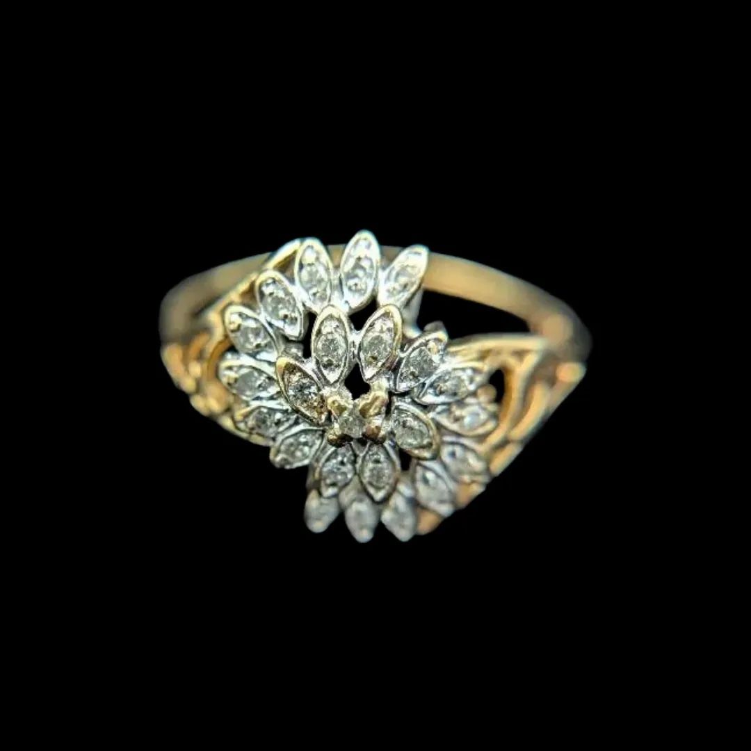 10K Yellow Gold Diamond Ring