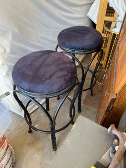 Black Swivel Barstools