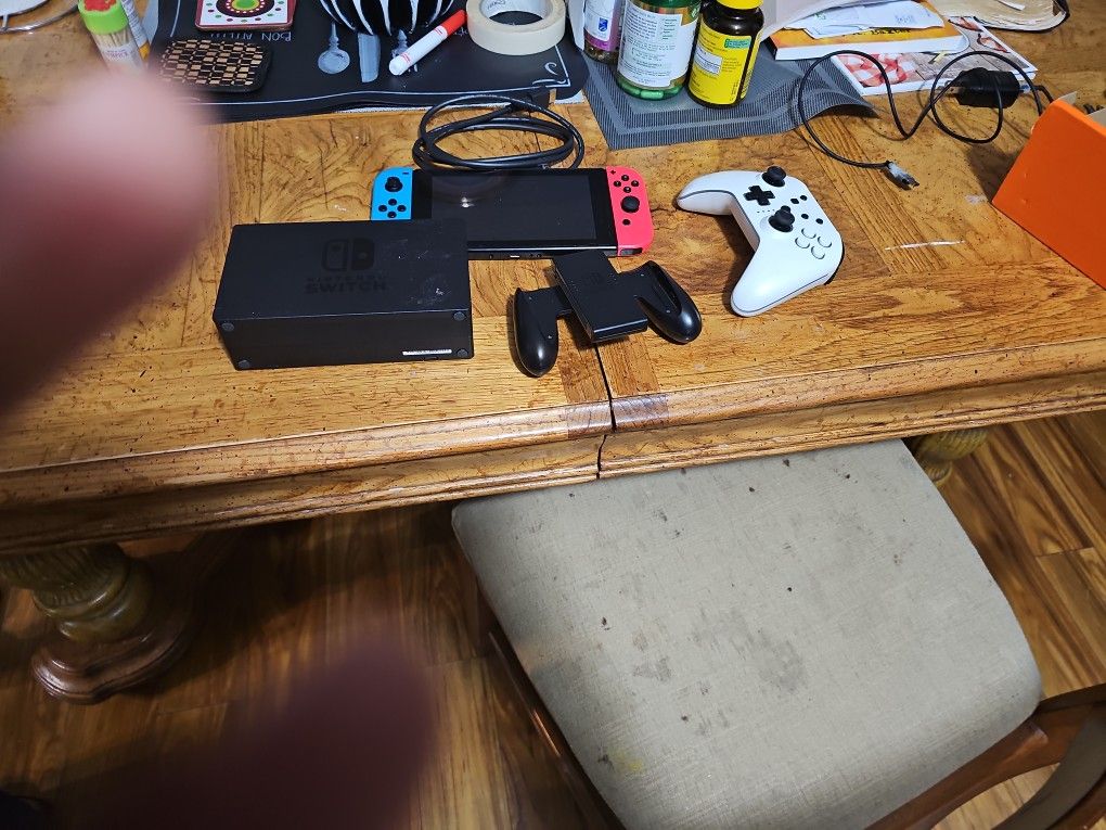 Nintendo Switch Bundle For Sale Its In Good Condition 