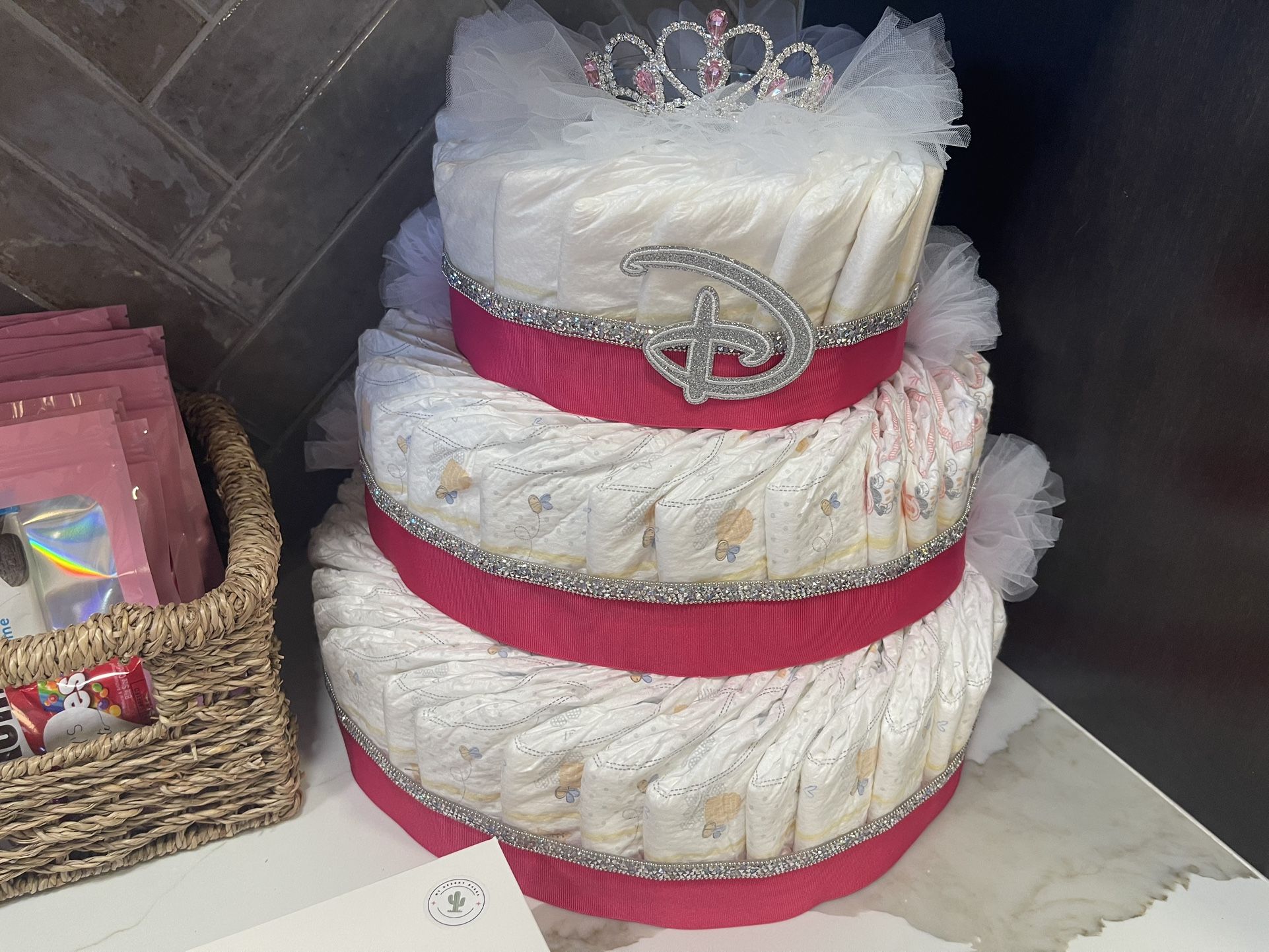 Diaper Cake (Disney Princess Themed)