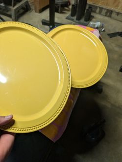 2 Melamine oval plates 16"*12