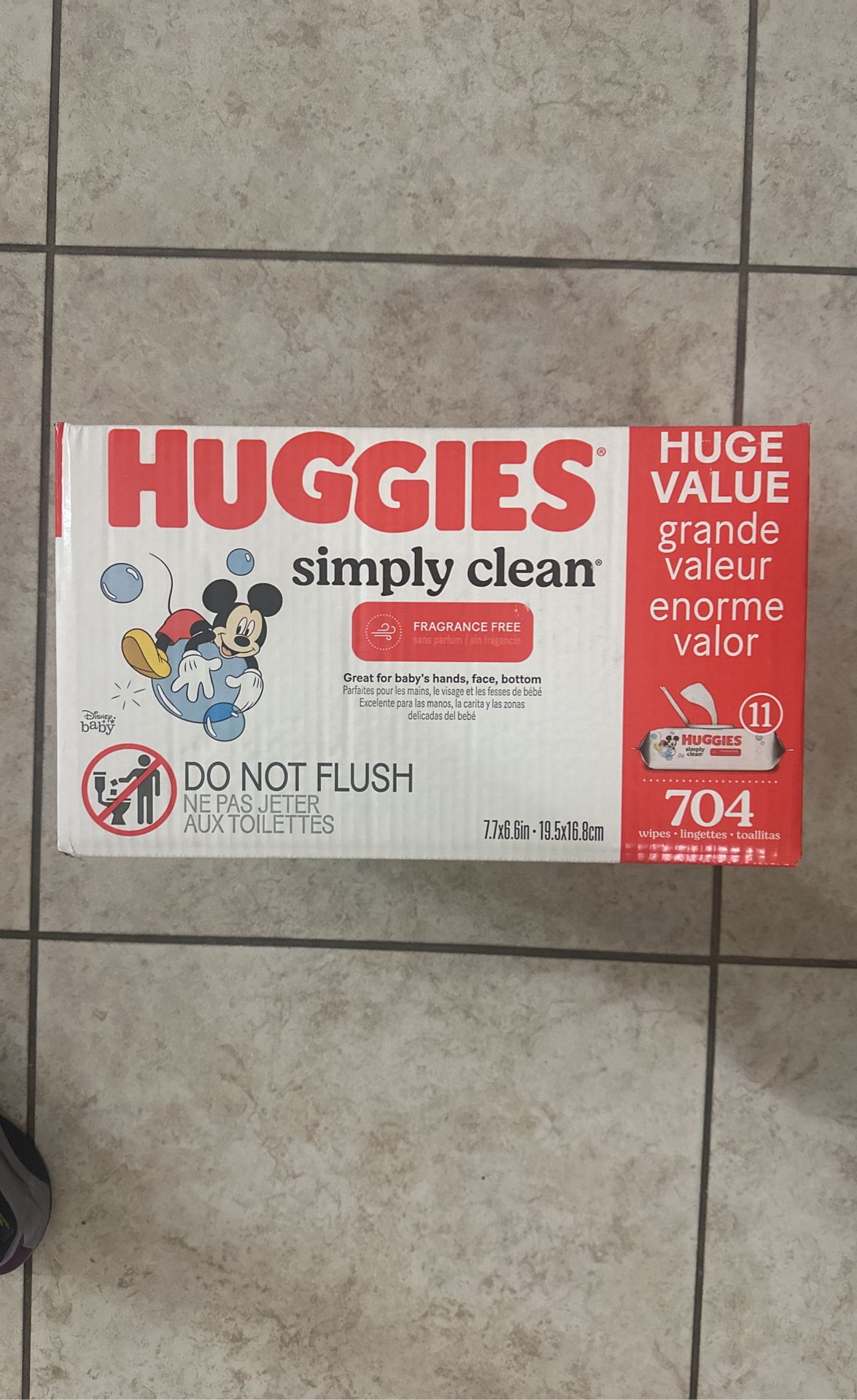 👶Huggies WIPES 704 Count NEW