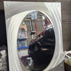 Stainless Steel Frame Mirror 