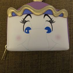 Mrs. Potts And Chip - Beauty And The Beast Loungefly Wallet