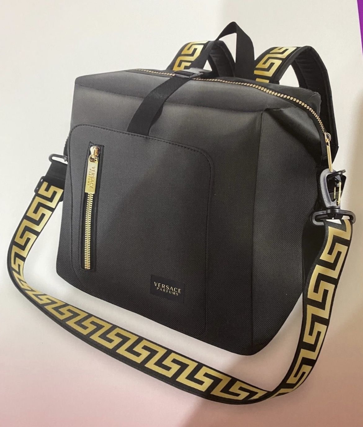 Versace Parfums Backpack/ Messenger bag/ Purse