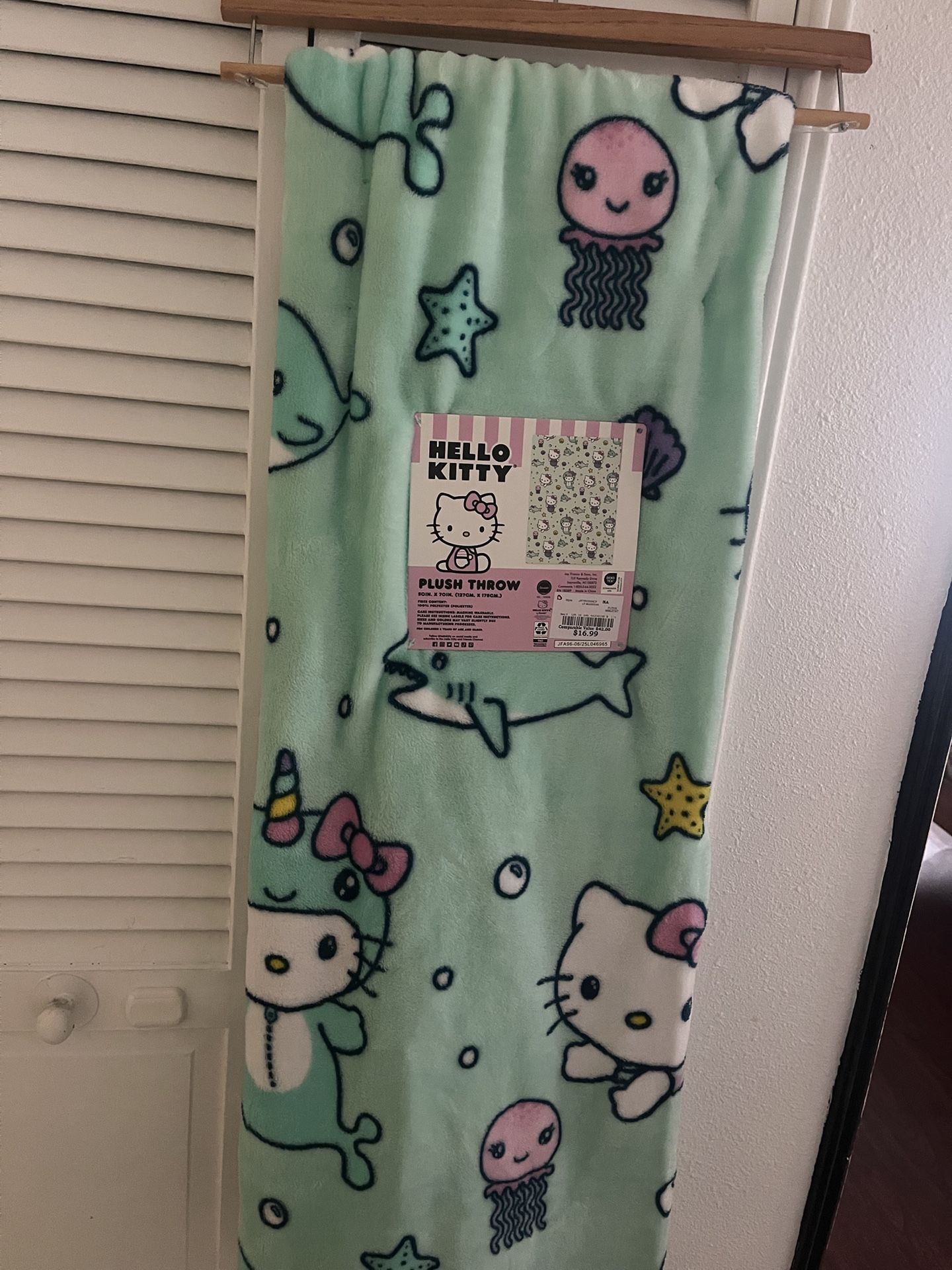 Hello Kitty Mermaid Blanket