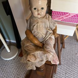 Vintage Doll  - Halloween Prop