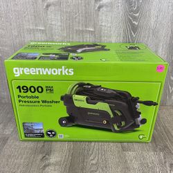 Greenworks 1900PSI Portable Pressure Washer GPW1902