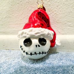 Jack Skellington Santa Christopher Radko Christmas Ornament. 