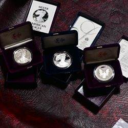 1oz Proof American Silver Eagles