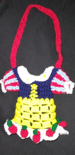 Handmade Crochet Princess Phone Bag $100