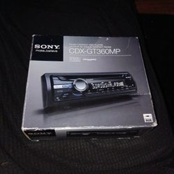 Sony Radio Cdx-gt360mp 