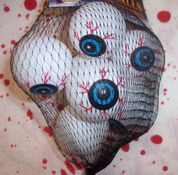 7 piece ping-pong, Halloween Eyeball Decorations Set