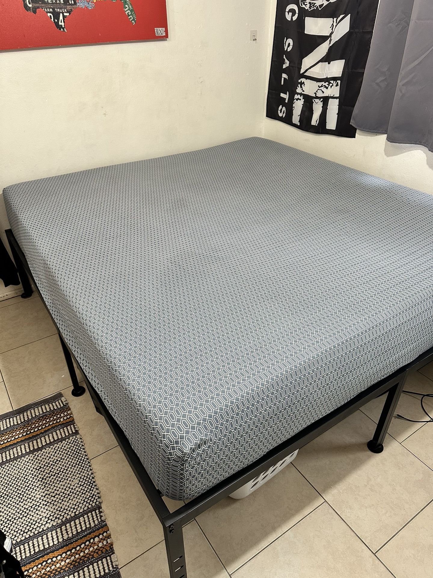King Size Bed With Frame
