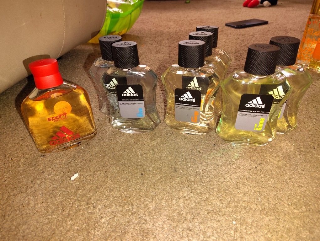 Lot Of Adidas Mens Aftershaves New