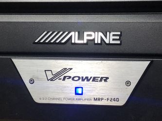 Alpine MRP-F240 4-channel car amplifier 40 watts RMS x 4