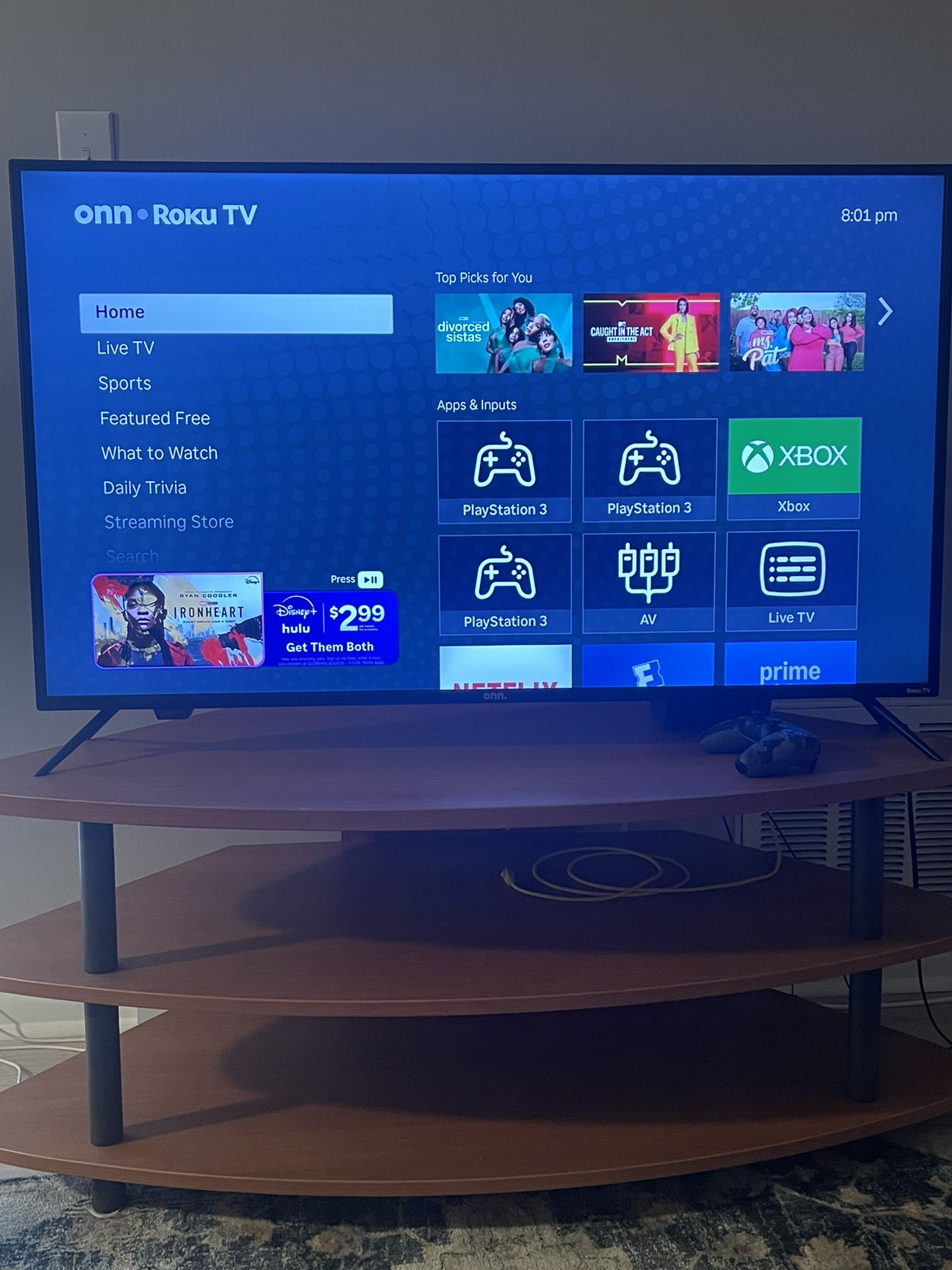 50 Inch Roku Tv And Tv Stand
