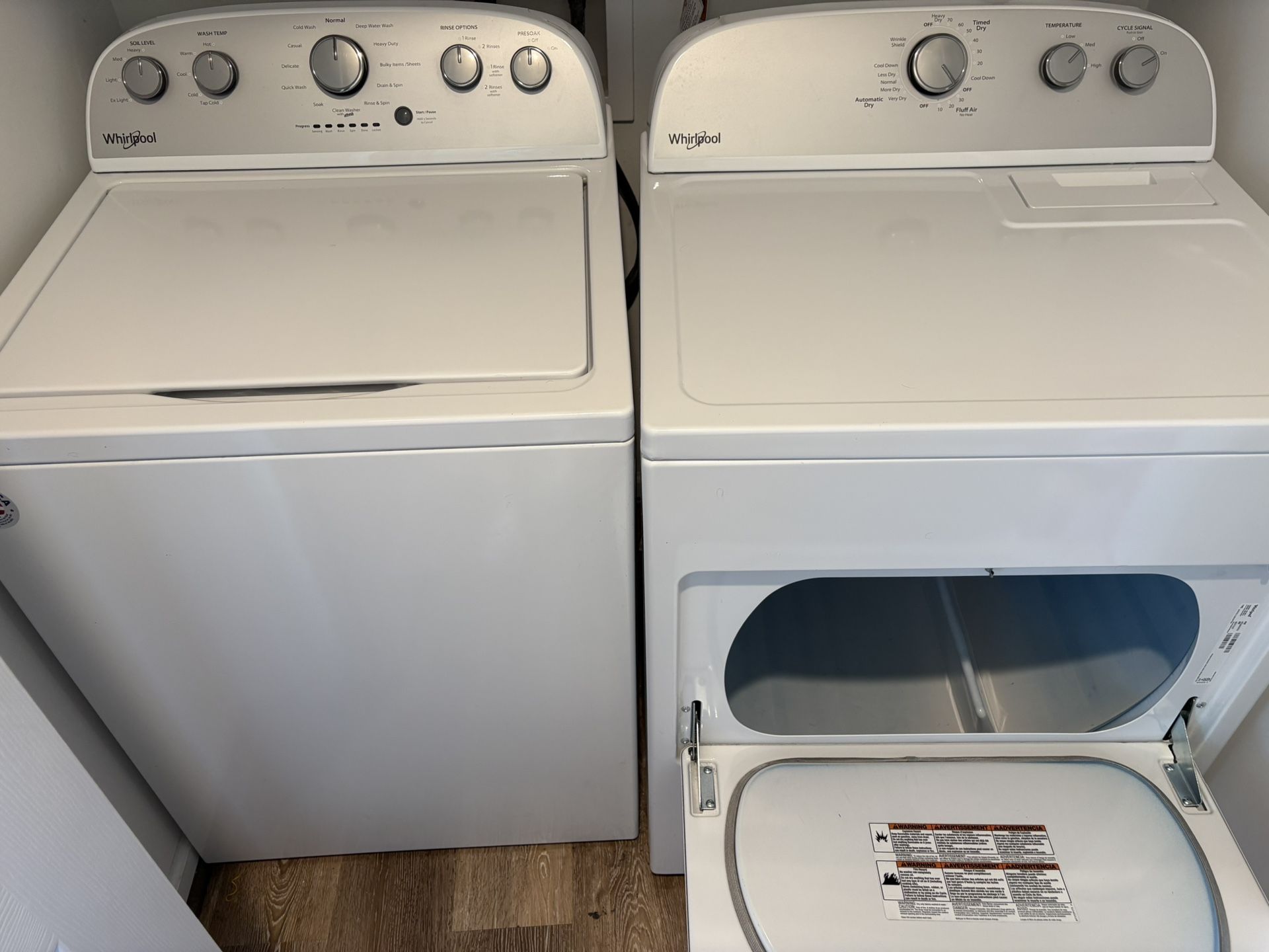 Washer And Dryer Set