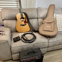 Tyler Big Baby Acoustic Guitar with extras