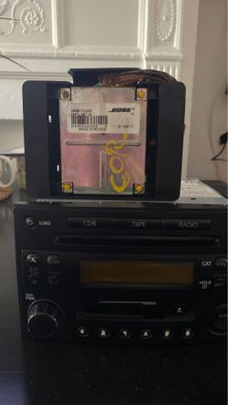 Stereo and amplifier Nissan 350z2004 bose
