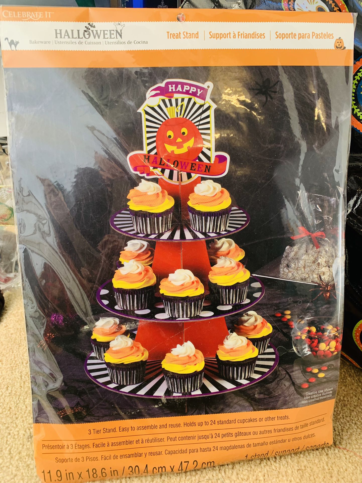 Halloween New 3!tier Cupcake Holder 