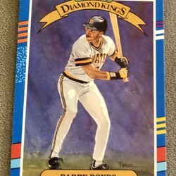 Barry Bonds Donruss 1990 Diamond Kings No. 4