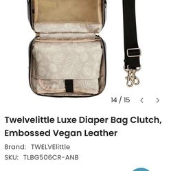 Twelve Little Diaper Clutch