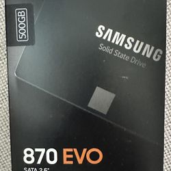 SAMSUNG 870 EVO SATA SSD 500GB 2.5” Internal Solid State Drive, Upgrade PC or Laptop Memory and Storage for IT Pros, Creators, Everyday Users, MZ-77E5