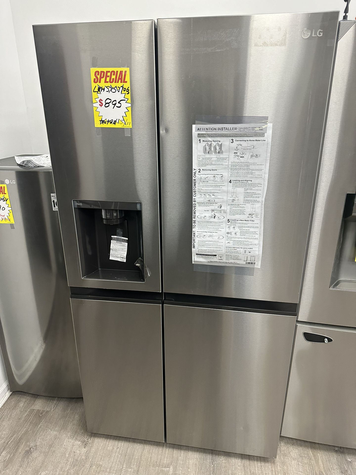 LG Refrigerator - Side By Side