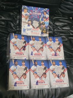 2026 Topps Baseball Series 2 All Star Game Mega Box! & 6x 2026 Topps MLB Series 2 Blaster Box! New Factory Sealed! 7 Box Lot!