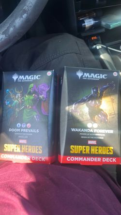 Magic the gathering marvel commander decks
