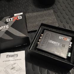 Bluetooth Android And iPhone App Digital Signal Processor Marts BTX8 Car Audio 