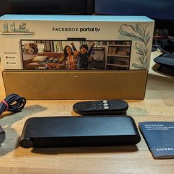 Facebook Portal TV LW94NS W/Remote