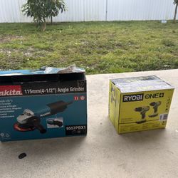 2 Drills / Angle Grinder / Circular Saw 