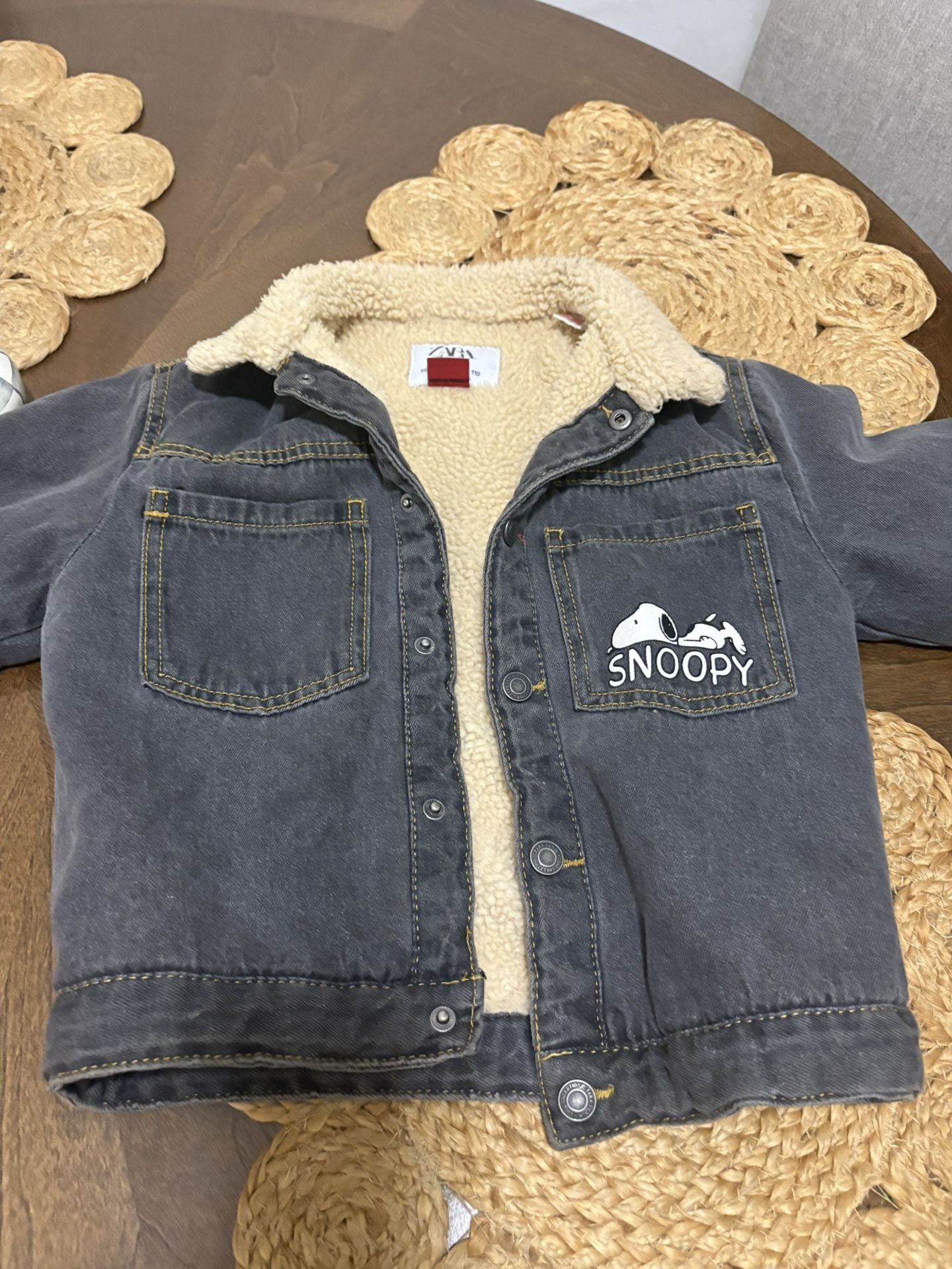 Zara Snoopy Warm Winter Jacket 4-5 Years